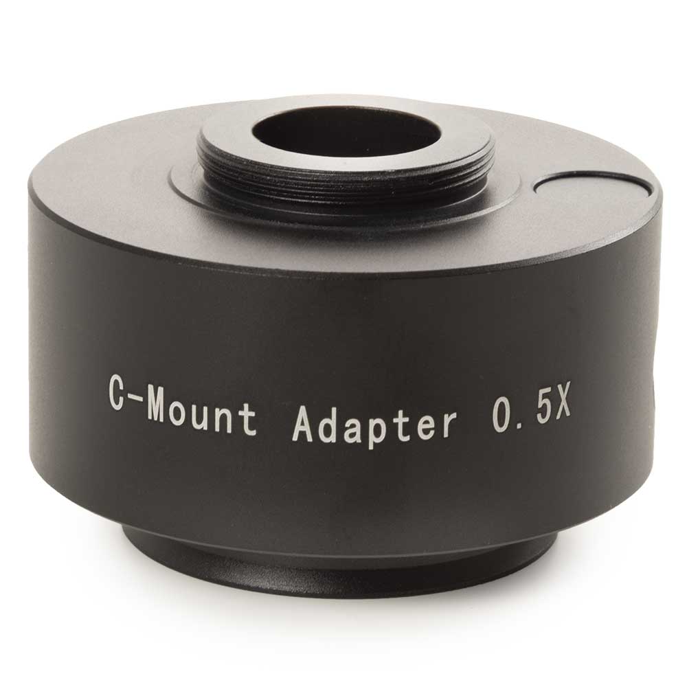 Globe Scientific Photo port adapter with 0.5x lens for Oxion (revision 2) microscopes and 1/2 inch camera with C-mount, for use with EOX-2053-PLPH and cameras EDC-5000-PRO / EDC-10000-PRO / EDC-18000-PRO / EVC-3042 Microscope;adapter;Oxion;photo port adapter;